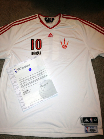 Game Worn Shooting Shirt with Letter of Authenticity
